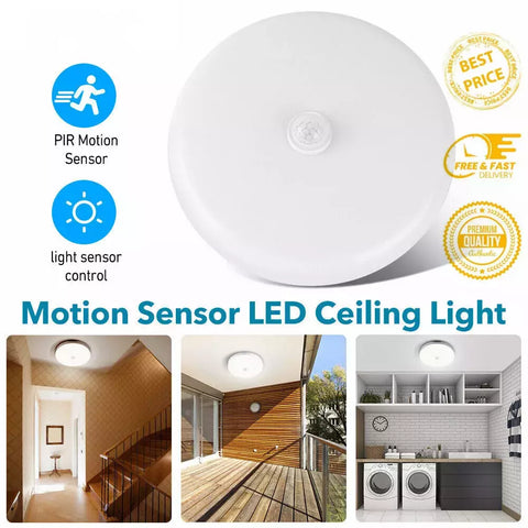 Flush mount motion sensor ceiling light

