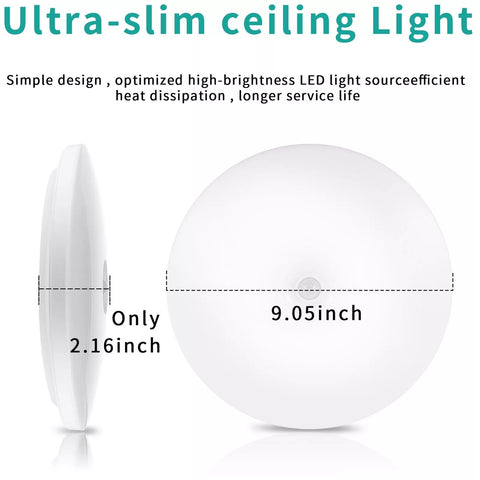 UK LED ceiling light with PIR sensor

