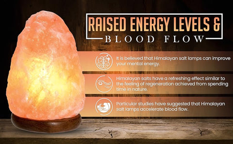 Himalayan Salt Lamp enhancing the ambiance of a spa treatment room.


