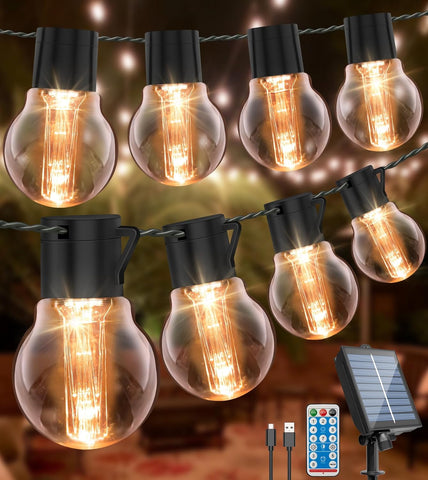 Remote control for G50 solar festoon string lights.

