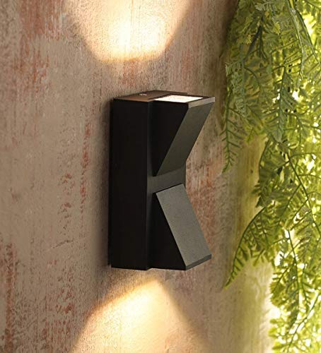 Modern Outdoor Up and Down Wall Light Waterproof with Dual Light Beams for Modern Spaces