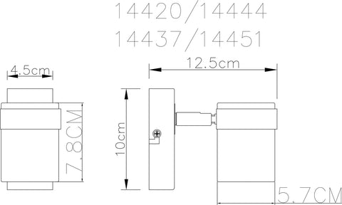 UK Kitchen Ceiling Light with GU10 Fittings

