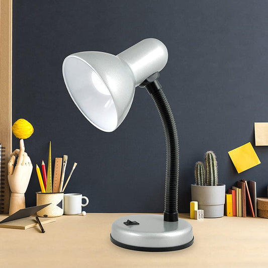 Desk Lamp with Versatile Flexible Neck - Integral On / Off Switch
