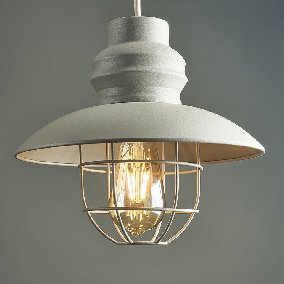 Industrial Metal Ceiling Pendant Light Shade Easy Fit Lampshade Kitchen LED Bulb