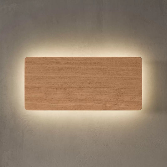 Envostar Tavola Wall Light, Oak, Unique Wooden Lighting Fixture