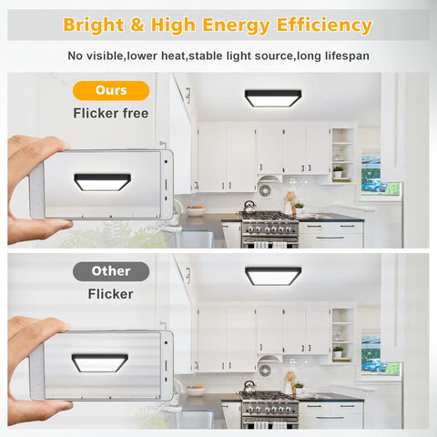 Buy Modern LED Square Flush Ceiling Light in UK - Shop Now!