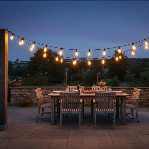 15M Long Festive Solar Lights IP65 Weatherproof