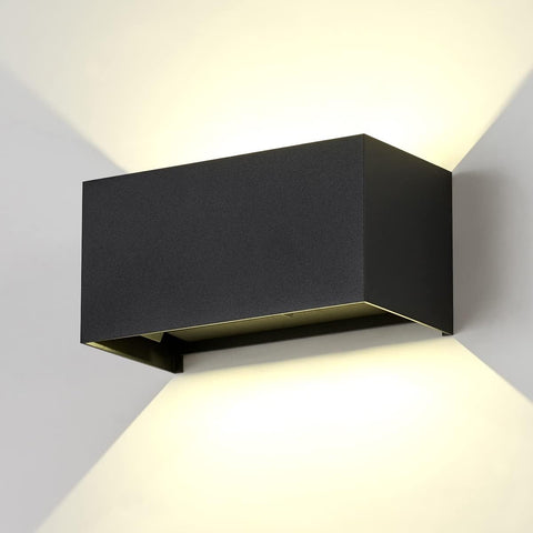 20W LED wall light black

