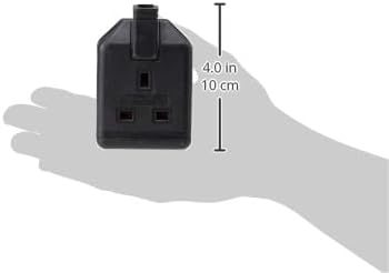 Masterplug Heavy Duty Single Socket Trailing Socket, without Plug and Cable, Black