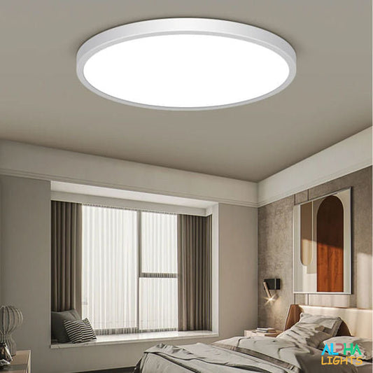 28W 3200LM LED Ceiling Light, Waterproof Flush Ceiling Light, Round Ultra Thin for Bedroom, Living Room, Kitchen