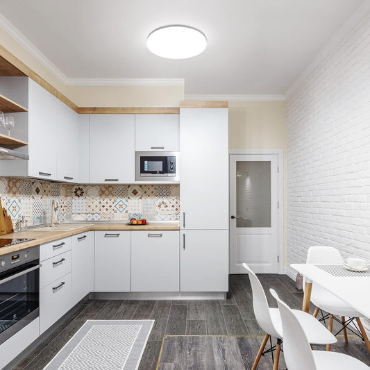 24W LED ceiling light with 2400LM brightness in a modern interior

