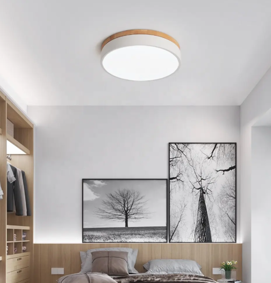 Sleek Black LED Ceiling Light for Kitchen, Bedroom & Hallway – UK

