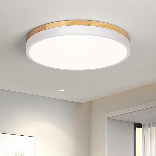 Black flush mount ceiling light for modern interiors


