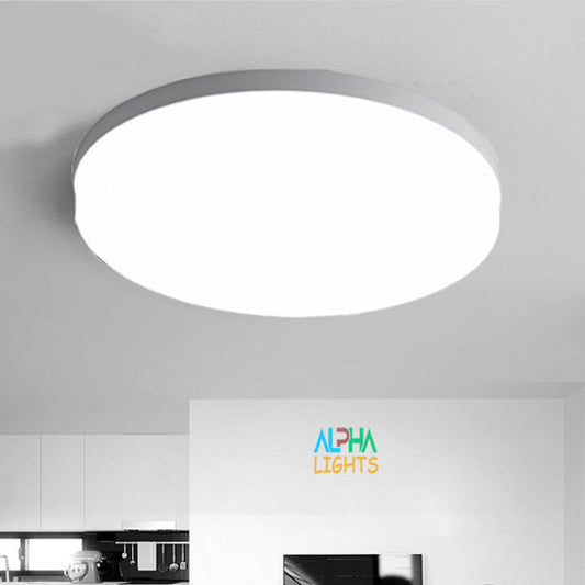 Buy 24W Round LED Flush Mount Ceiling Light in UK - Shop Now!