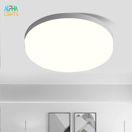 Flush Mount LED Ceiling Light with Warm White Glow

