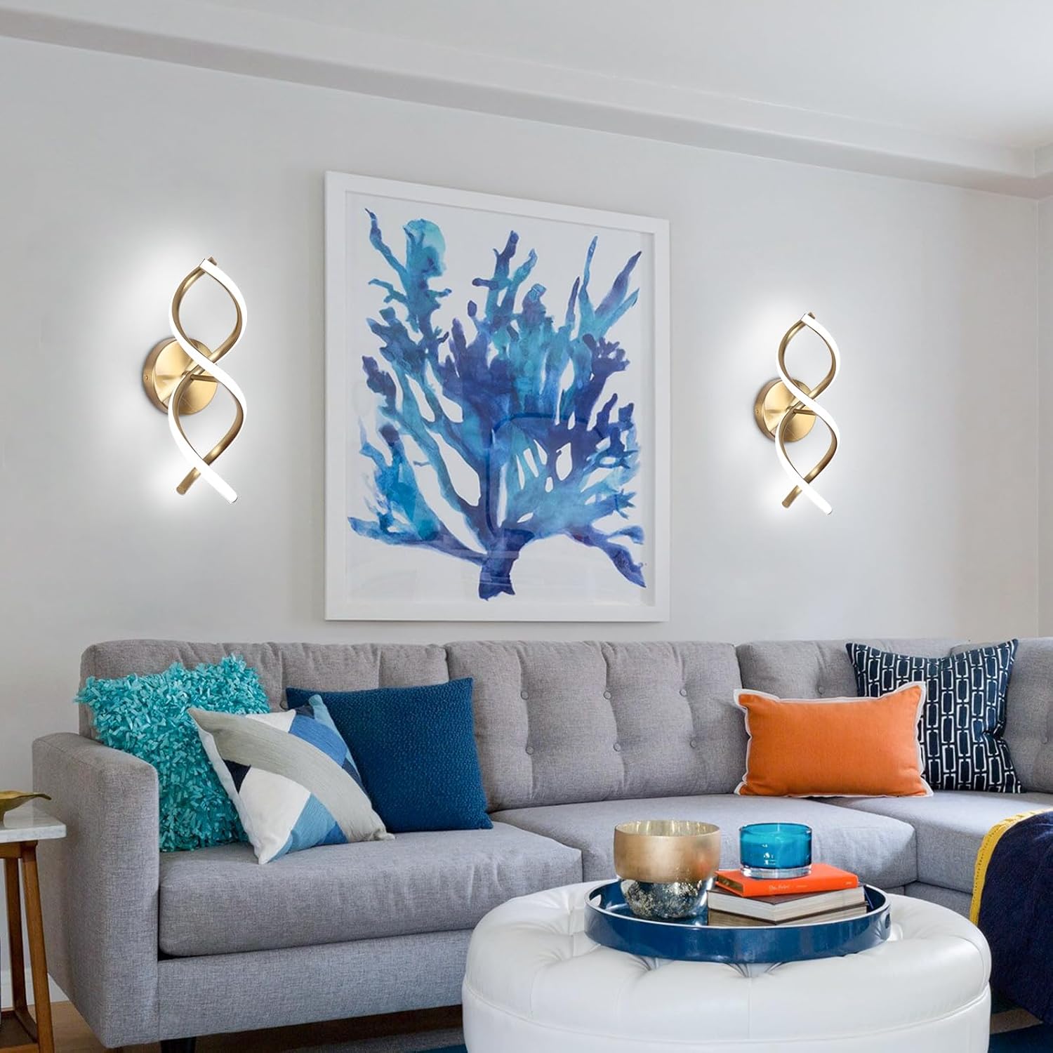 24W cool white wall light

