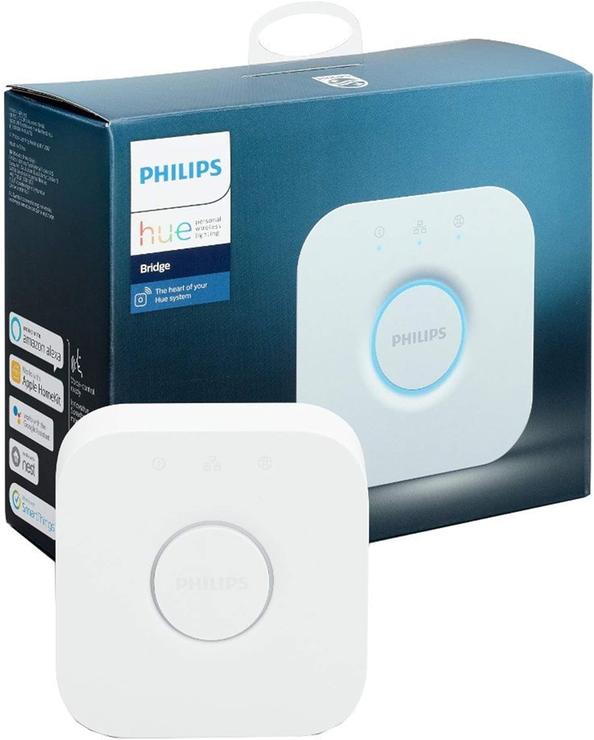 Philips Hue Bridge. Smart Home Automation Works with Alexa, Google Assistant and Apple Homekit. Unlock full control of your Hue Lighting, White - thelights4u.com