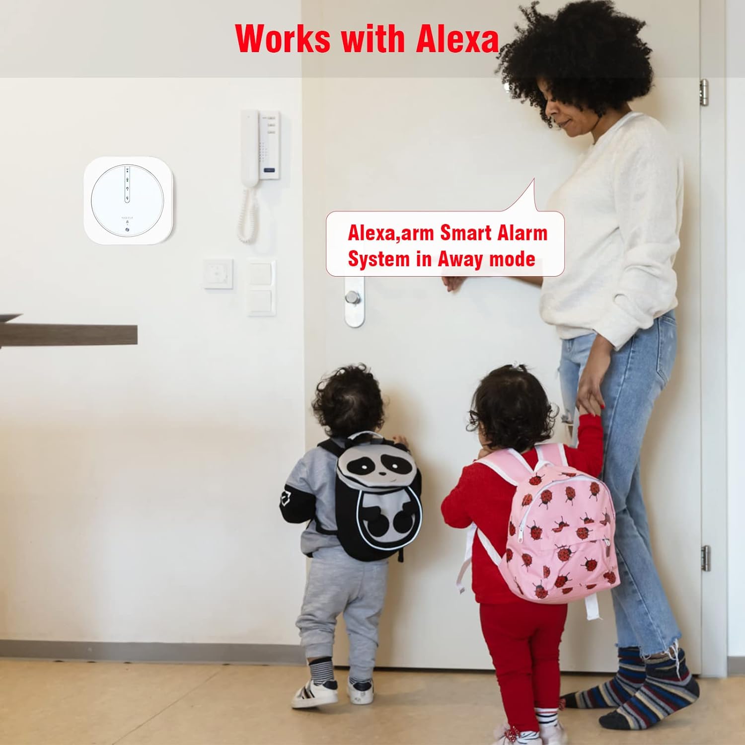 Smart Home Security System WiFi Alarm, App Alerts Alexa/Google Enabled - thelights4u.com