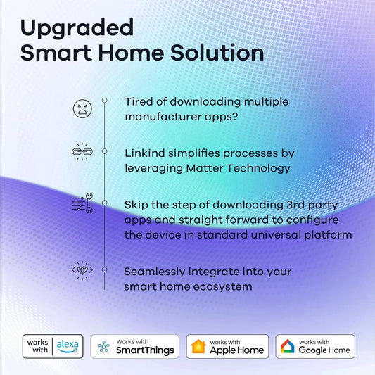 E27 Smart Bulb, Smart WiFi LED Light, Matter Smart Home RGBTW Bulbs Screw, 9W, 806lm, Smart Led Bulb with Music Sync,Works with Apple Home/Siri/Google Home/Alexa/SmartThings, 4 Pack [Energy Class F]