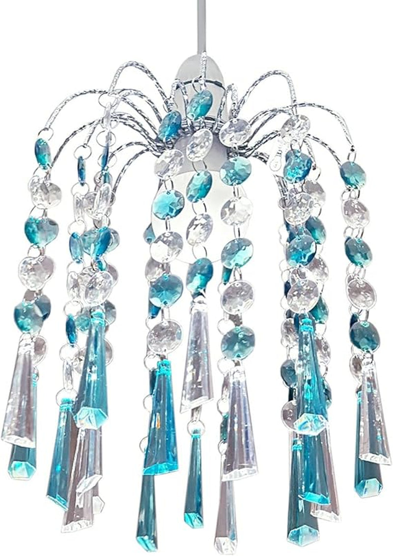Chandelier Style Ceiling Light Shade – Elegant Acrylic Crystal Pendant