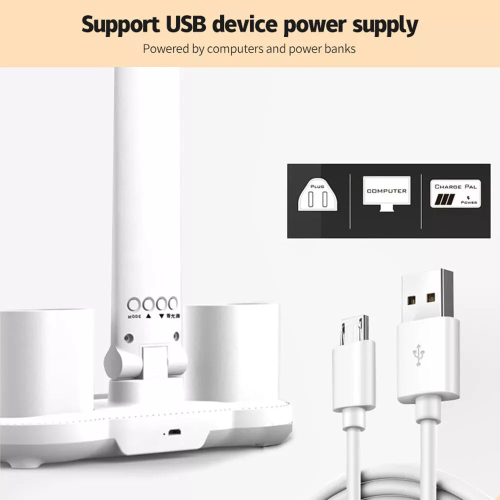 LED Reading Desk Lamp – Dimmable USB Light
