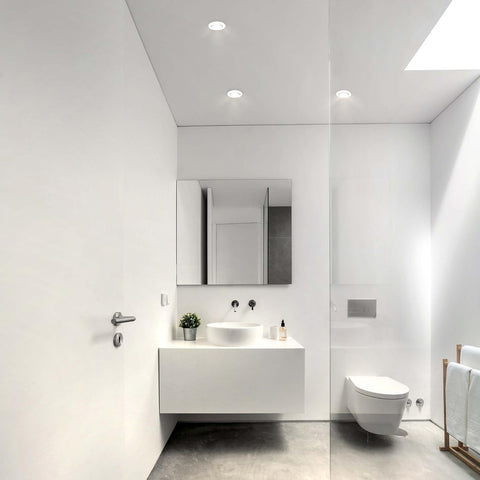 6-Pack LED Downlight White 5W CCT Waterproof IP65 Dimmable | Cutout Size Ø75Mm; Waterproof for Bathroom Shower Zone and Damp Indoor Areas