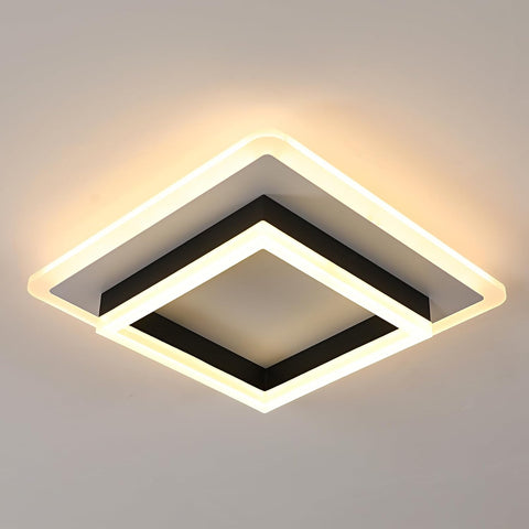 30W warm white square LED ceiling light

