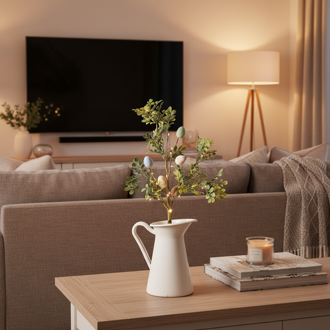 30cm Easter egg sprig battery operated decoration