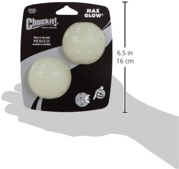 Chuckit! Glow In The Dark Dog Ball Small 2 Balls