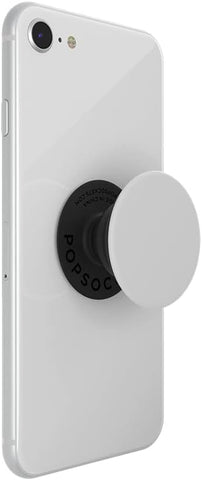 PopSockets PopGrip Expanding Stand & Grip – White on Black