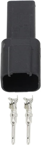 CNLW Black 5 Sets 2 Pin/Way DJ3021Y-1.6-11/21 Connectors DT04-2P/DT06-2S Automobile waterproof wire electrical connector plug