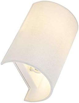 Modern White Fabric Wall Light E27