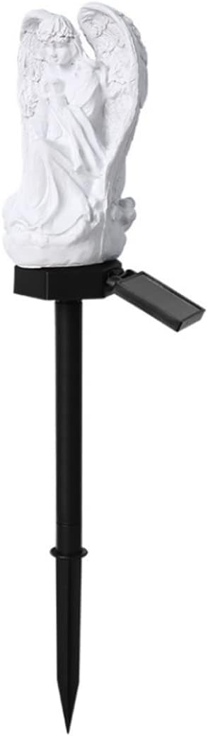 Solar Angel Light Outdoor Waterproof Resin Angel Stake Lights for Outdoor Garden Light Decoration