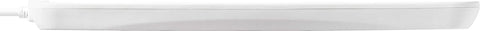 Masterplug 6 Gang Extension Lead with 2 x USB Charging Sockets, 1 Metre, White