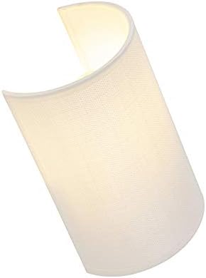 Modern White Fabric Wall Light E27