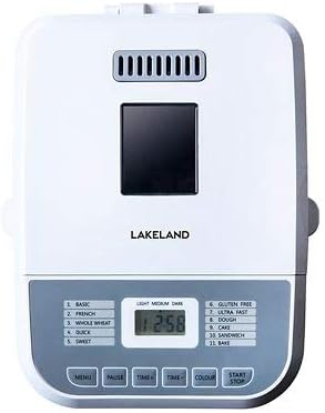 Lakeland Compact 1lb Daily Loaf Bread Maker – White | Easy Homemade Bread Machine with Simple Controls & Quick Bake Settings