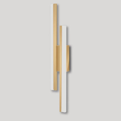 Modern LED Linear Wall Sconce 2 Pack Gold