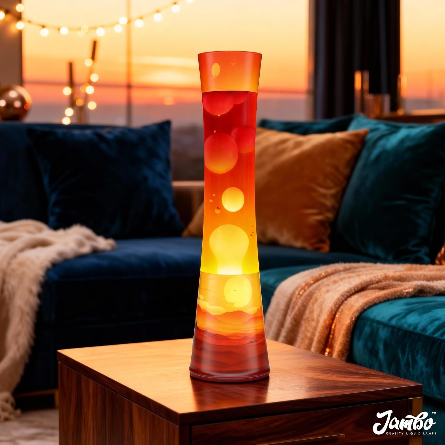15.5" the Upgraded Motion Lamp, Sunset Decal Motion Light, Beautiful Home Decor, Living Room Bedroom Lamp, Relaxing Nightlight for Teens, Kids & Adults
