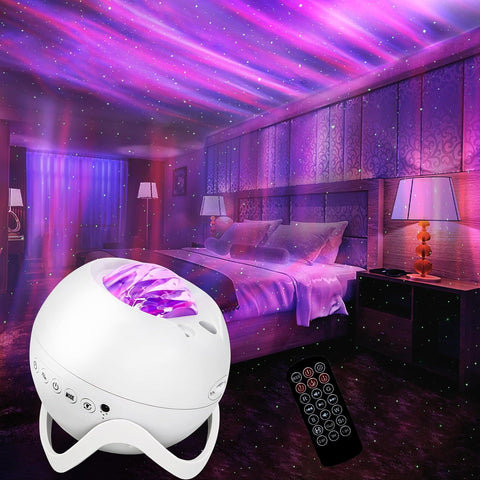 360 degree galaxy ceiling projector for bedroom ambience