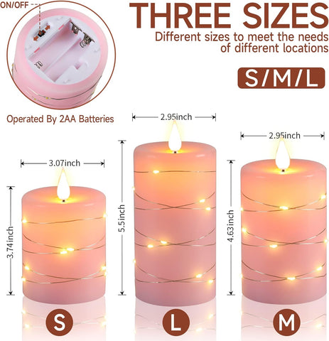 360 degree viewing angle candles