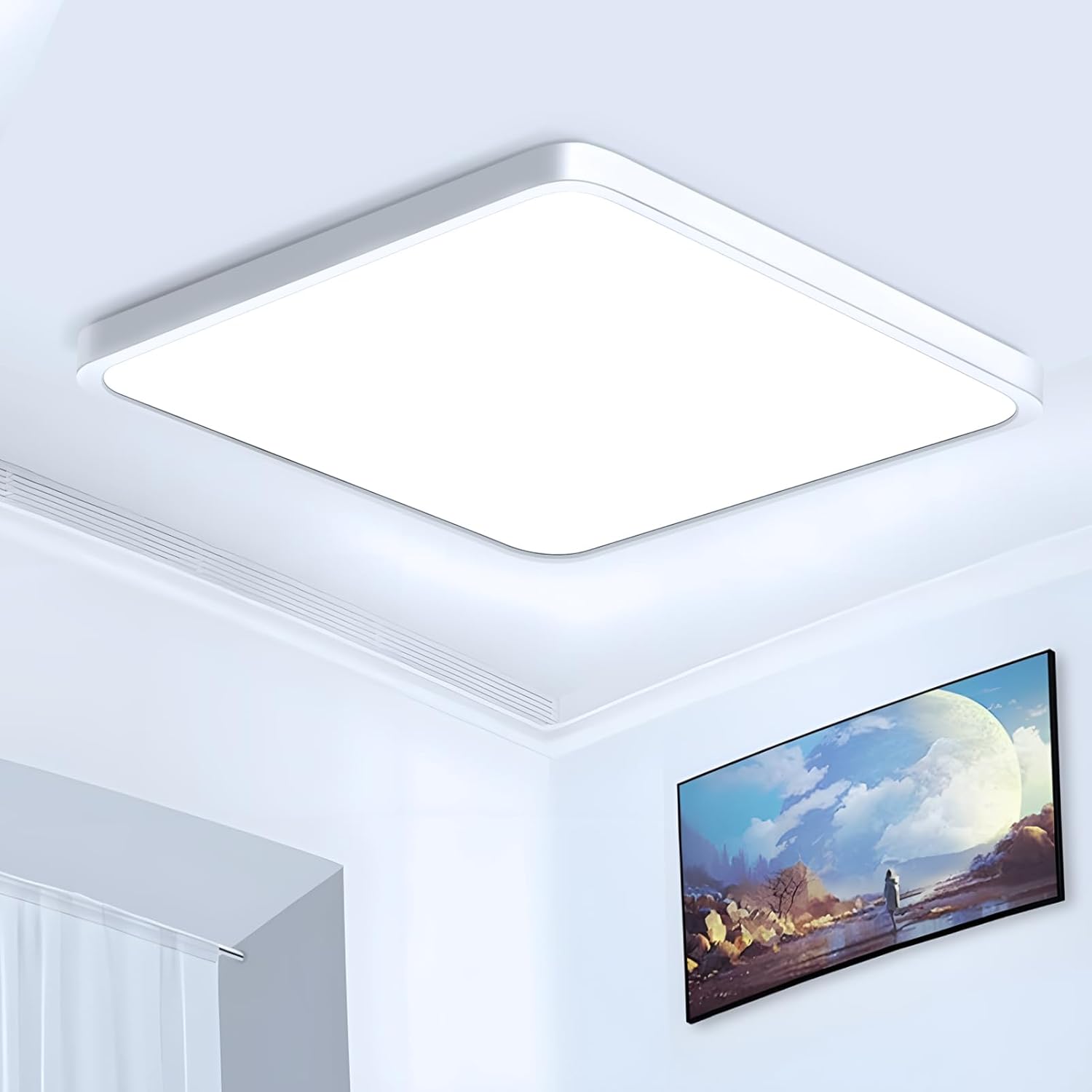 Square Lay Light 36W Square LED Ceiling Light – IP44 Waterproof Ultra Bright Panel Light