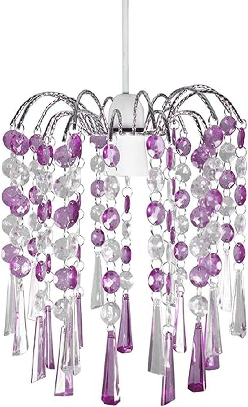 Chandelier Style Ceiling Light Shade – Elegant Acrylic Crystal Pendant