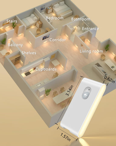 3D floor plan of a house with labeled rooms and a smartphone displaying a camera app.