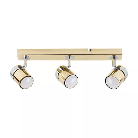 Compact ceiling fitting with 3 lights

