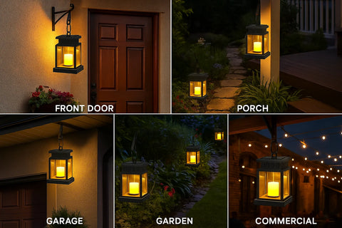 4 Pack Solar Dandelion Garden Lights