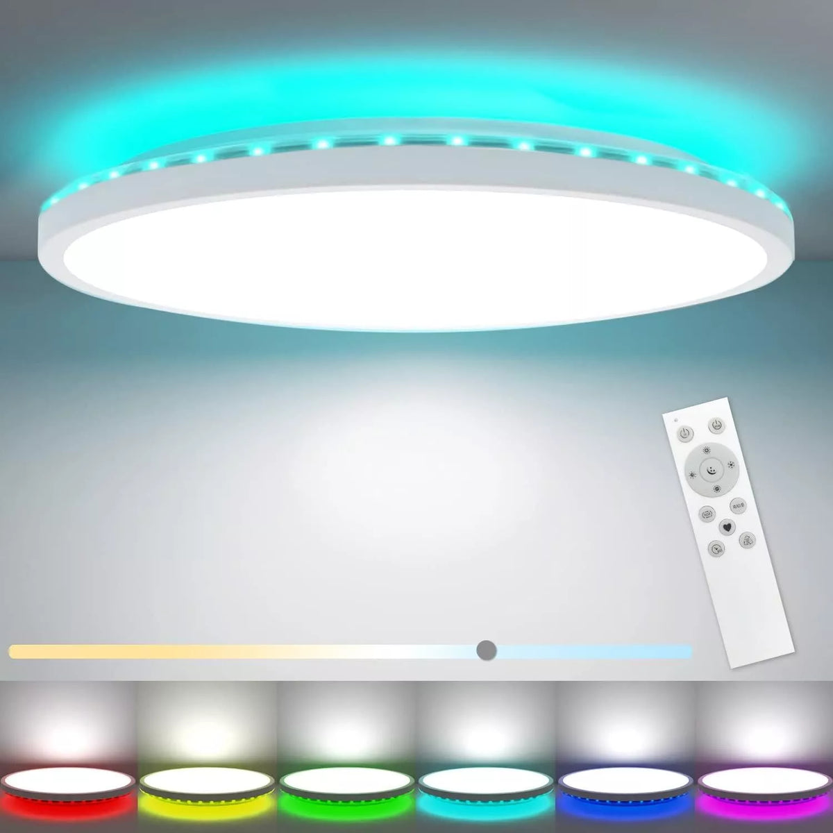 Flush Mount round LED Ceiling Light – Modern & Energy-Efficient