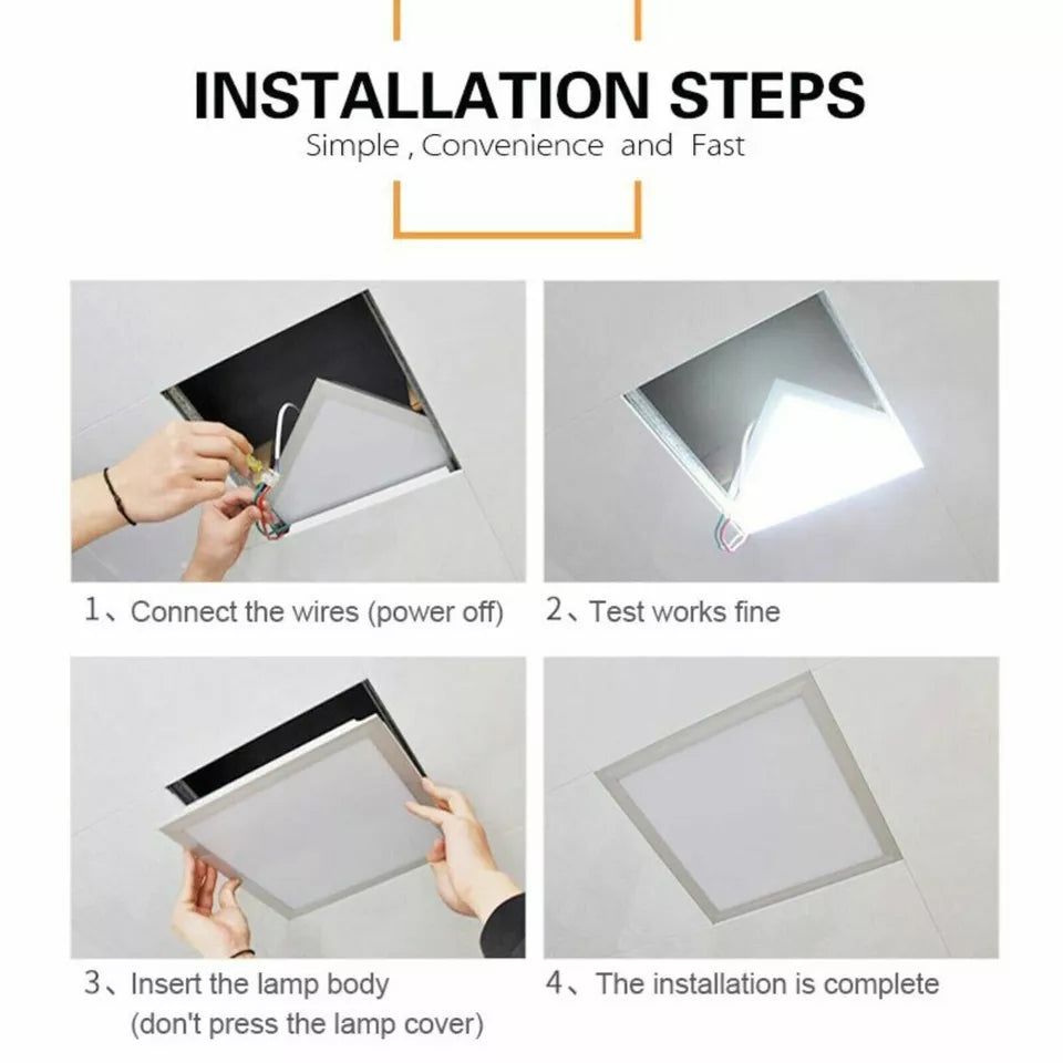 Bright Source 600X600Mm 72W LED Ceiling Panel
