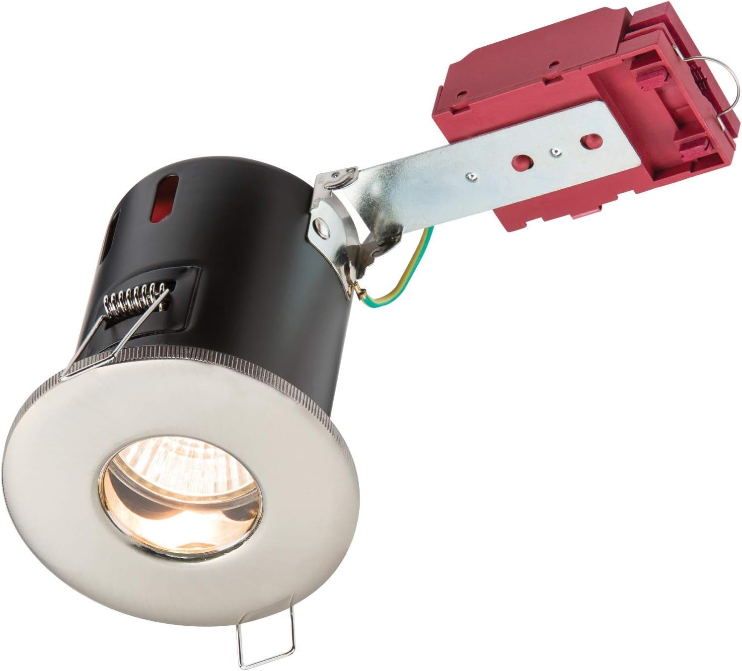 VFRSHGICB IP65 IC Fire Rated Shower Light, Metal, Brass, GU10, 230 V