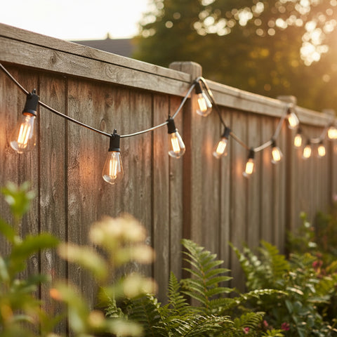 15M Long Festive Solar Lights IP65 Weatherproof