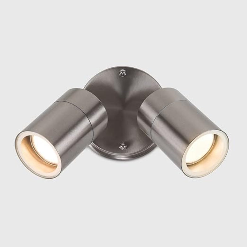 Buy Modern LED Outdoor Twin Wall Spotlight In UK - Shop Now!